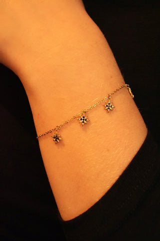 Black Diamond Stars - Necklace