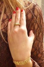Load image into Gallery viewer, Double Flowers Bangle - Bracelet

