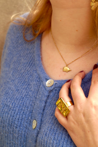 Wavy Rectangular - Ring