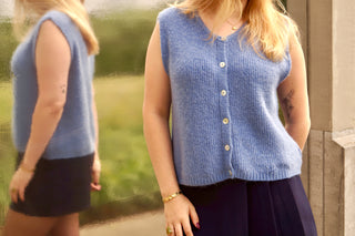 Light Blue - Debardeur