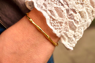 Open Bamboo Bangle - Bracelet