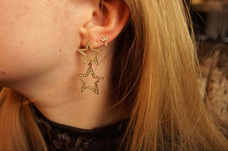 Diamond Stars - Earrings