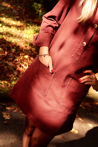 Green Cord Pearly Charms - Bracelet