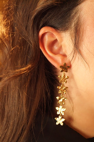 Long Flowers - Earrings