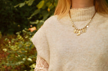 Load image into Gallery viewer, Big Pearls &amp; Cowboy Charms - Necklace
