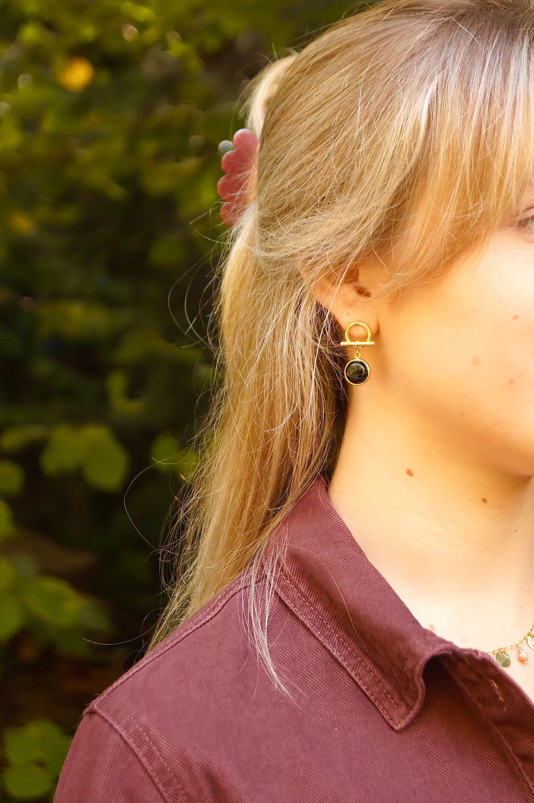 Black Pearl - Earrings