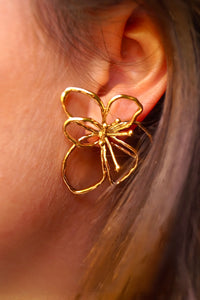 Artistic Flower - Earrings