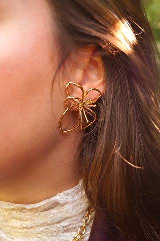 Artistic Flower - Earrings