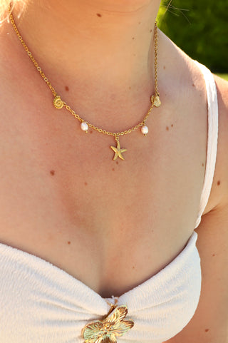 Pearly Sea Creatures - Necklace