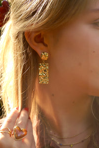 Julia Rectangular - Earrings