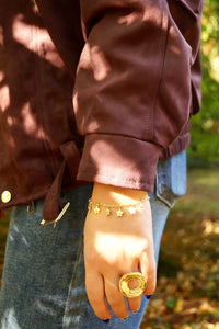 Multi Flower Charms - Bracelet