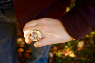 Big Dotted Circle - Ring