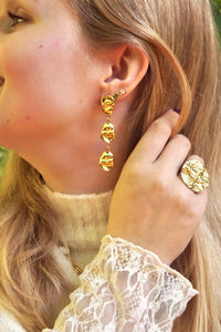 Golden Drops - Earrings