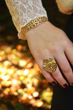 Load image into Gallery viewer, Double Flowers Bangle - Bracelet
