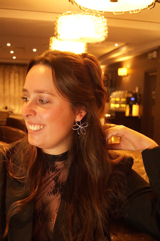 Open Céline Flowers - Earrings