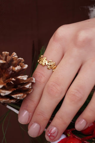 Zigzag Flowers - Ring