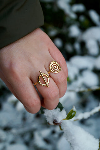 Spiraling Circle - Ring