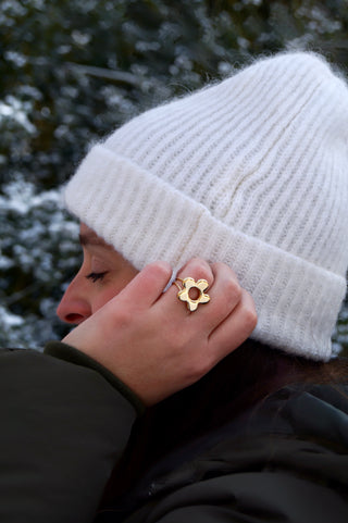 Open Chunky Flower - Ring