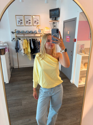 Yellow Off Shoulder - T-shirt
