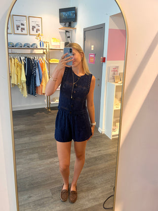 Blue Crochet - Short