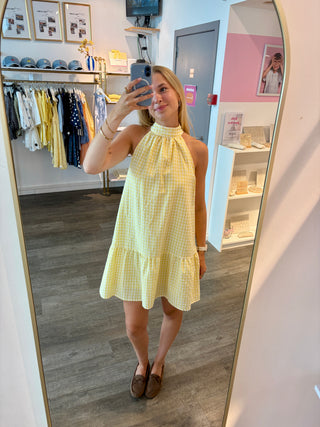 Yellow Vichy - Dress