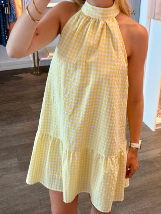 Yellow Vichy - Dress