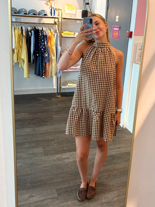 Brown Vichy - Dress