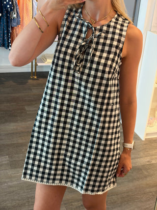 Black & White Vichy - Dress