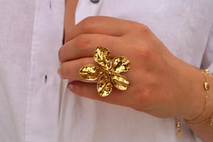 Big Valerie Flower - Ring