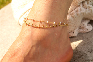 Double Pearlie (2 in 1) - Ankle Bracelet