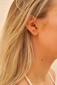 Rectangular Chainies - Earrings
