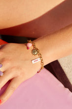 Load image into Gallery viewer, Pink Stone Amour Charms - Bracelet

