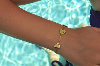 Chunky Hearts - Bracelet