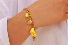 Load image into Gallery viewer, Yellow Beach Charms - Bracelet
