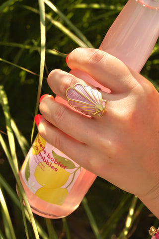 Pink Ariëlle Shell - Ring