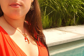 Double Fine Flower - Earrings