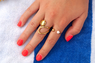 Double Chunky Circles  - Ring