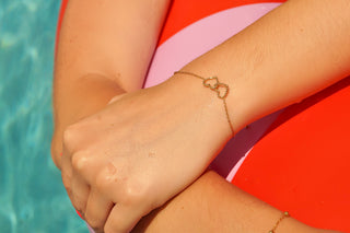 Connected Bubbly Hearts - Bracelet