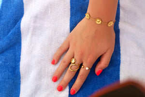 Double Chunky Circles  - Ring
