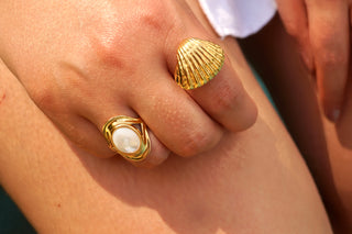 Marble Oval Treasure - Ring