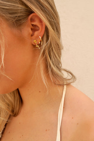 White Cute Flore - Earring(s)