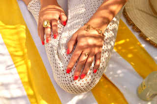 Palmtree Lobster Charms - Bracelet