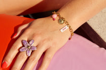 Load image into Gallery viewer, Pink Stone Amour Charms - Bracelet
