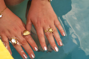 Marble Oval Treasure - Ring