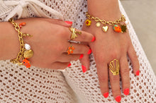 Load image into Gallery viewer, Orange Flower - Ring
