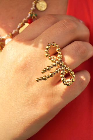 Big Pearly Bow - Ring