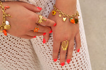 Load image into Gallery viewer, Orange Flower - Ring
