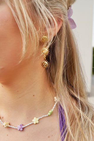 Triple Smiley Sunnies - Earrings