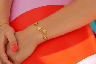 Double Flowers (2 in 1) - Bracelet