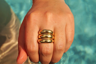Chunky Triple Ring - Ring